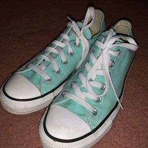 Blue Green Converse